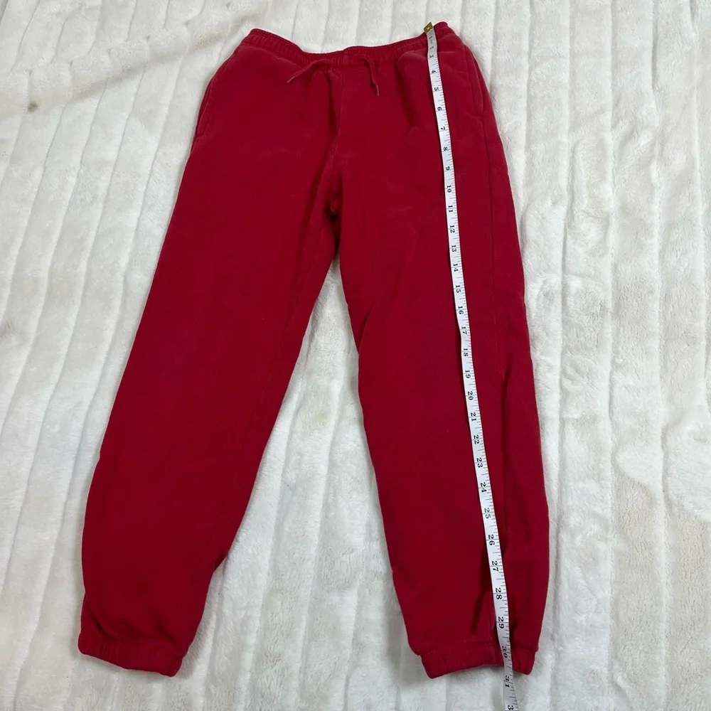 Gap Kids L/10 Unisex Modern Red Fall Winter Comfy Lounge School Jogger Sweatpant